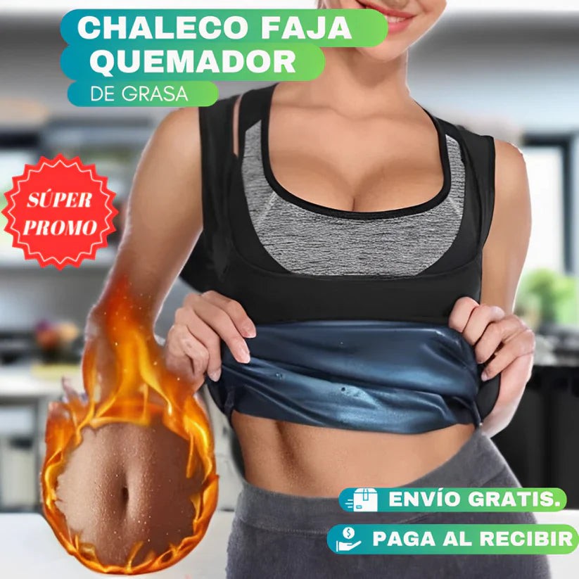 Chaleco Faja Quemador de Grasa Mujer