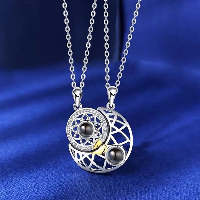 COLLAR SOL Y LUNA 100 idiomas (2x1)