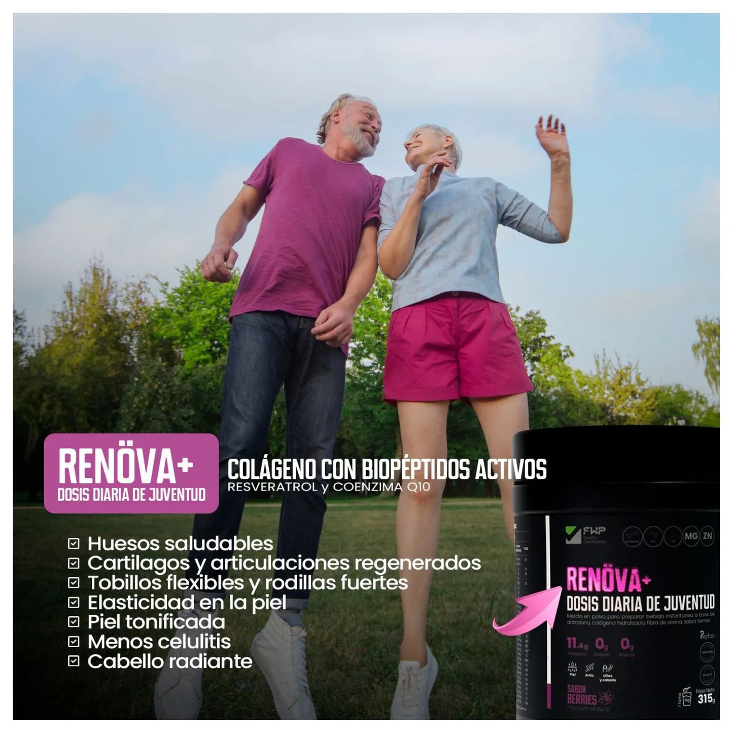 🌸 RENÖVA+ – Dosis Diaria de Juventud