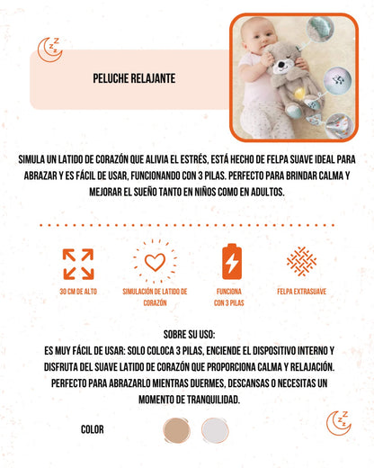 PELUCHES RELAJANTES VARIOS COLORES