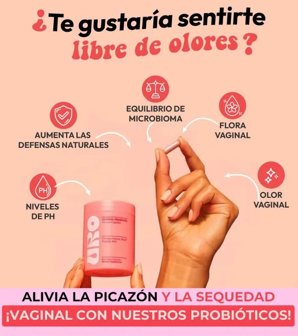 URO Probiótico Vaginal-Recupera Tu Bienestar Íntimo 🌸