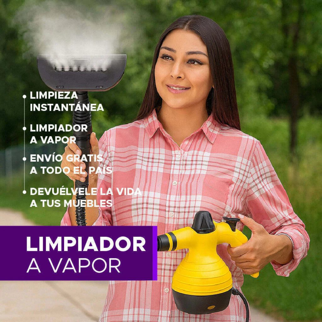 Limpiador A Vapor Portatil - VaporMax Pro™